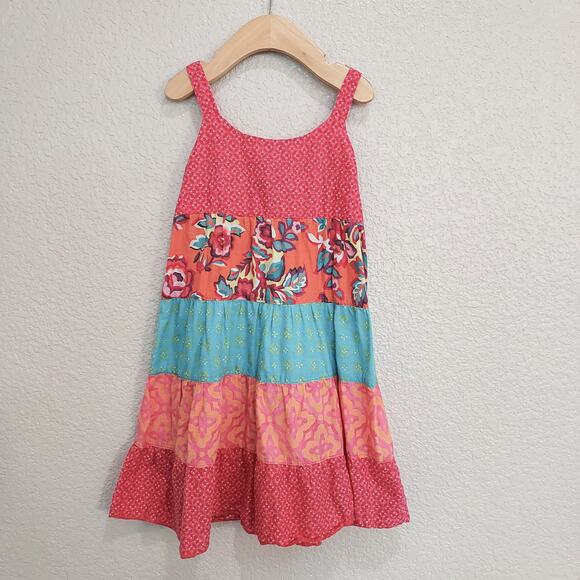 🔴3/$20 Children's Place Colorful Print Summer Dress Size 4T - Picture 1 of 8